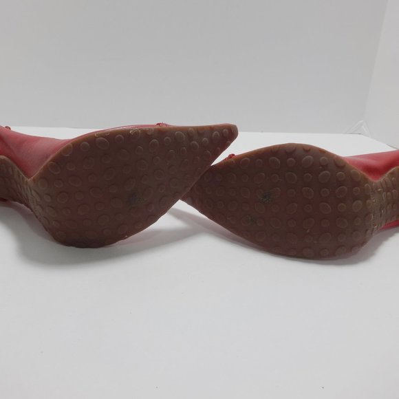 DUMOND Red High Heels Size 5 - Picture 12 of 16